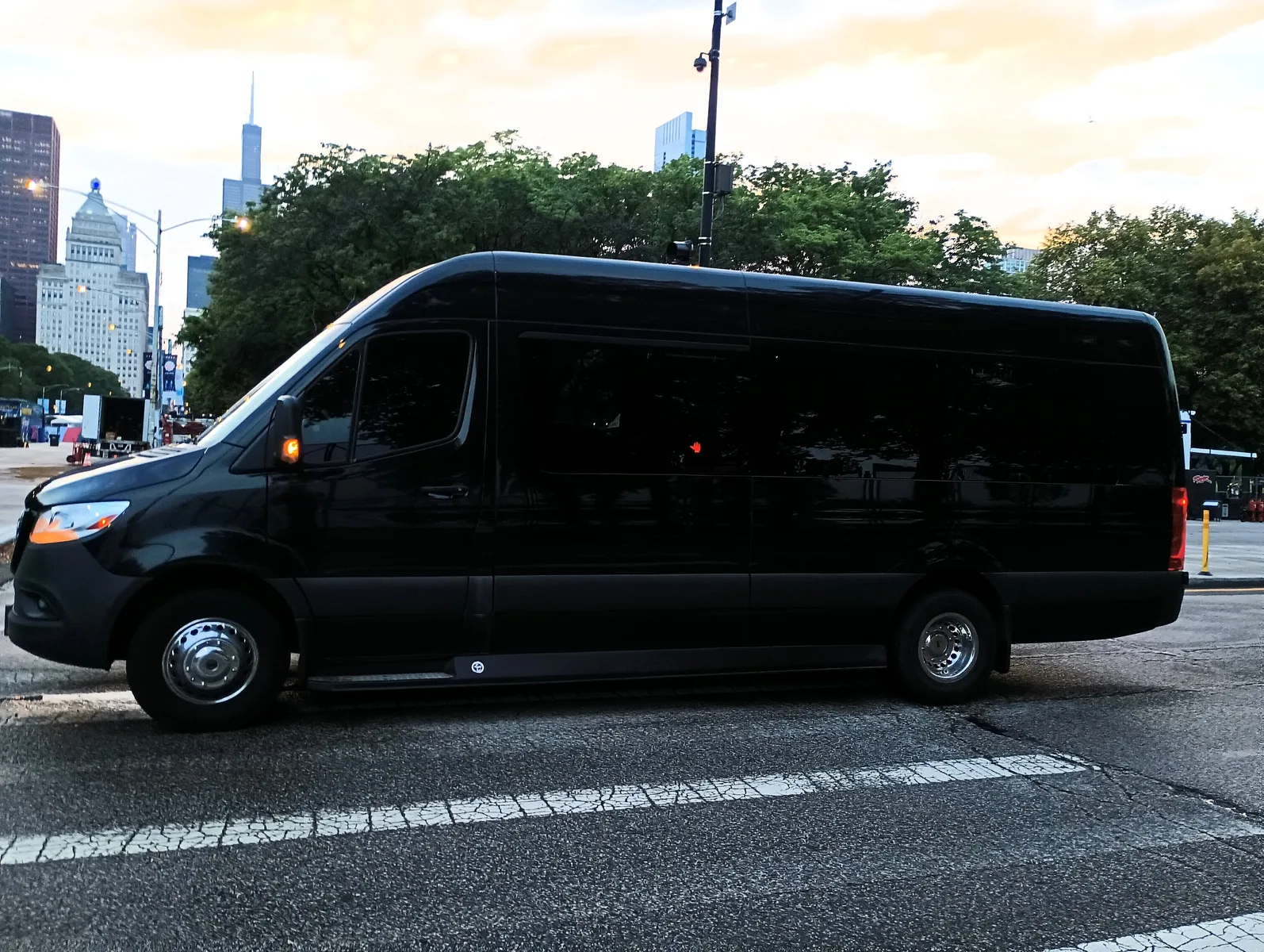 Mercedes Sprinter executive van for Chicago corporate groups