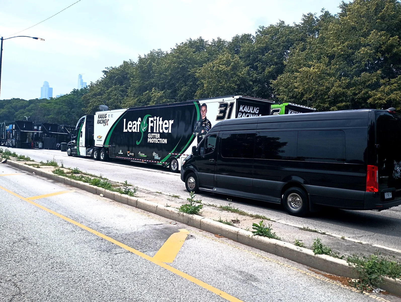 Blacked-out Sprinter for VIP groups in Johnsburg